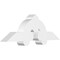 Ekena Millwork Ericson Architectural Grade PVC Gable Bracket, 36"W x 12"H x 4"D x 4"F, 8/12 Pitch GBP036X12X0404ERI00 - alternate 1